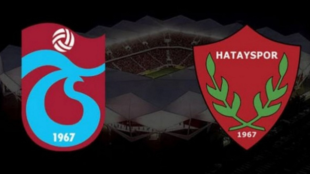 Trabzonspor - Hatayspor maçının ikinci yarısı oynanıyor (CANLI ANLATIM)
