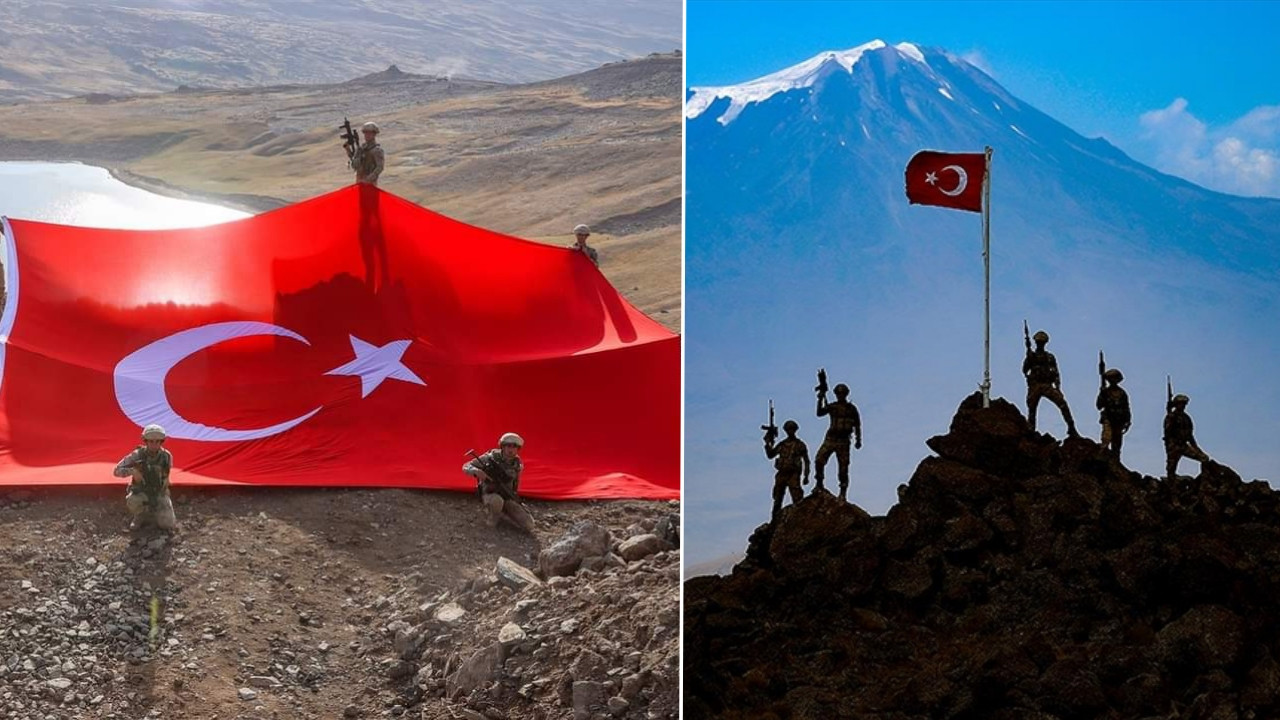 PKK'lılardan temizlenen Tendürek'e Türk bayrağı asıldı! Şimdi turizme kazandırma zamanı...