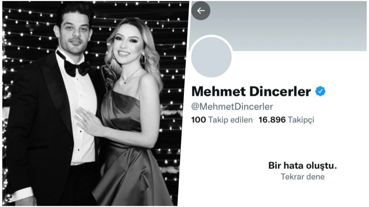 Hadise ile boşanmaya hazırlanan Mehmet Dinçerler’in attığı tweetler ifşa oldu! Hesabını kapatmak zorunda kaldı