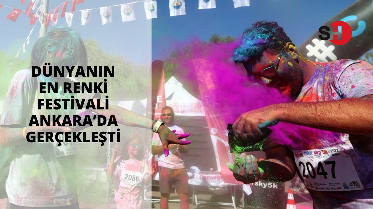 Dünyanın en renki festivali Ankara’da gerçekleşti