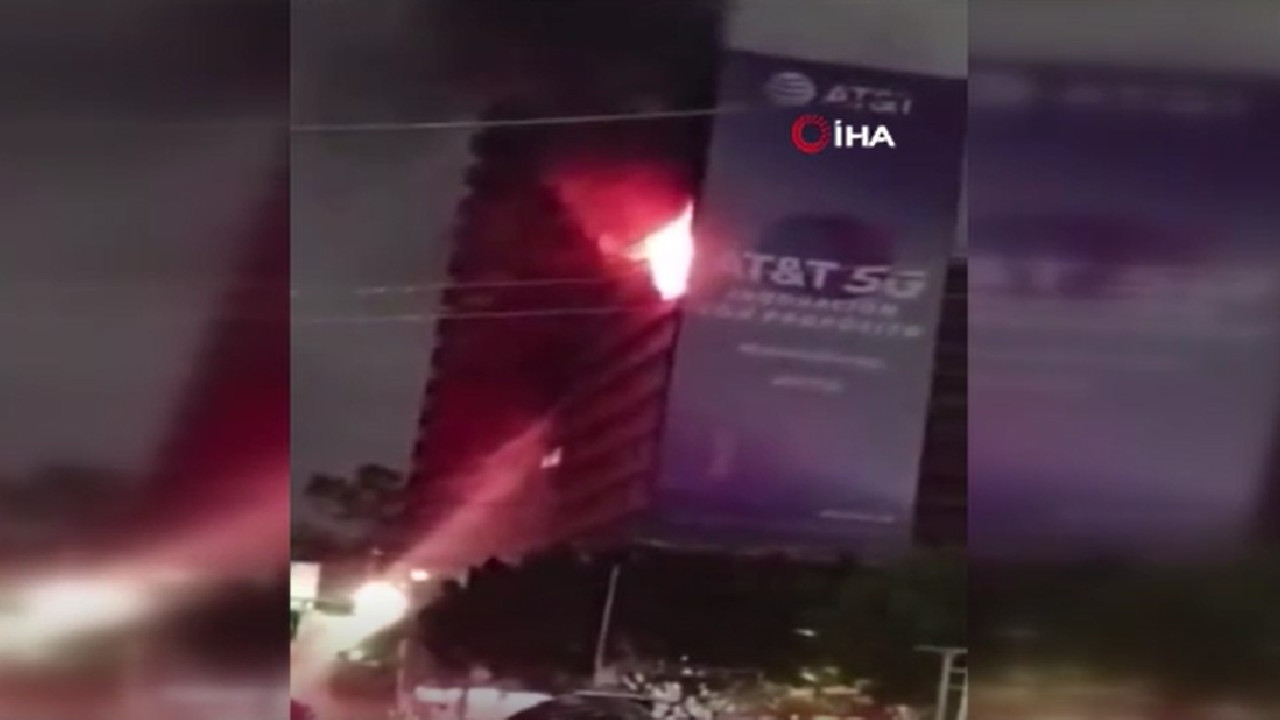 17 katlı binada yangın: 150 kişi tahliye edildi