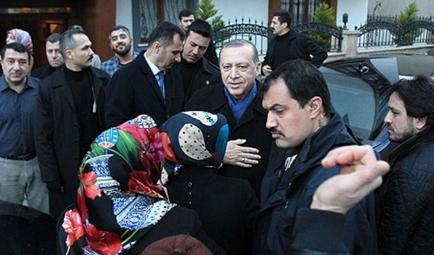 Erdoğan'dan 15 Temmuz gazisinin ailesine ziyaret