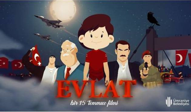 Ümraniye Belediyesi 15 Temmuz'un çizgi filmini yaptı