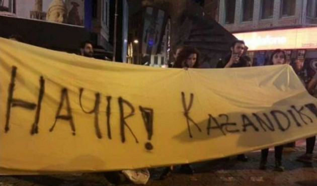Şişli, Beşiktaş ve Kadıköy'de protesto gösterileri / VİDEO