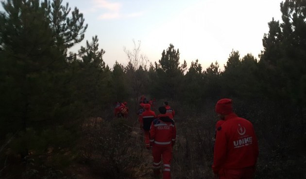 Rus turist yamaç paraşütüyle ormanlık alana düştü