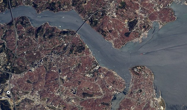 İstanbul uzaydan nasıl gözüküyor?