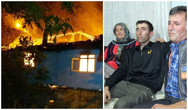 Dağlıca gazisinin evin yangında kül oldu... / VİDEO