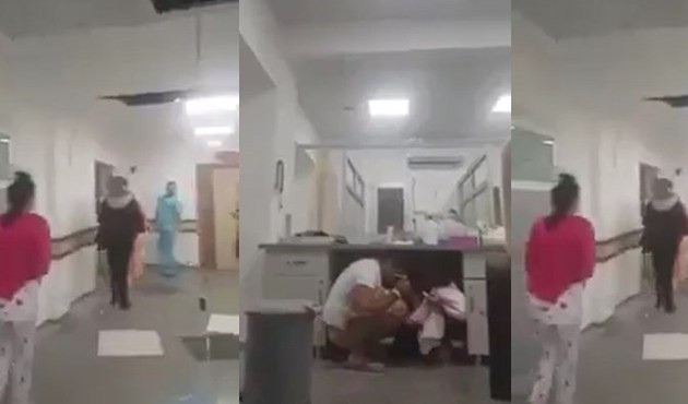 Bodrum Devlet Hastanesi'nde panik anları/Video...