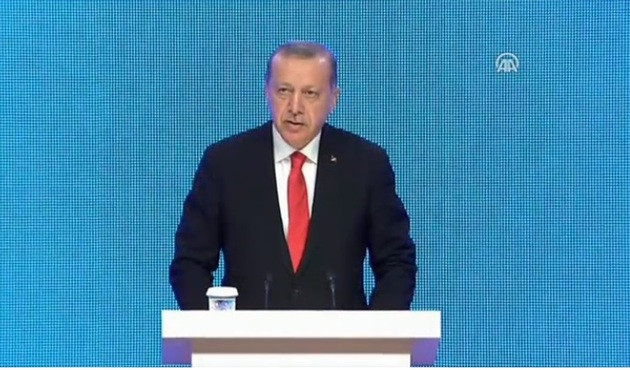 Erdoğan, Bakü-Tiflis-Kars demiryolu hattının açılış töreninde konuştu!