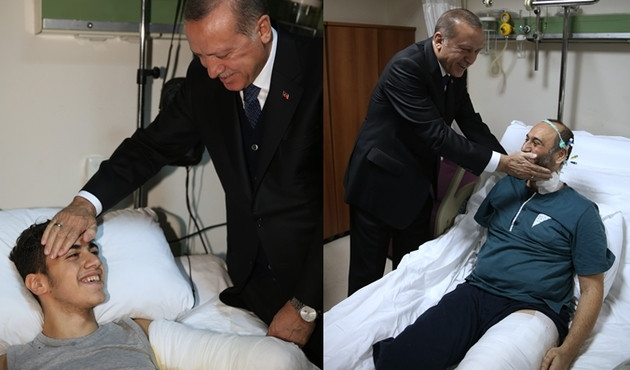 Erdoğan ve Yıldırım'dan anlamlı ziyaret...