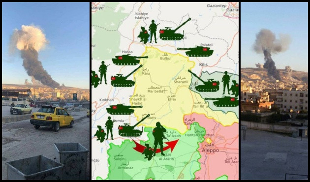 PKK/PYD'yi Afrin'e gömen taktik: Hilal harekatı...