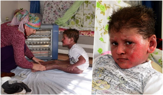 9 yaşındaki Halil'in feryadı yürek dağladı: Anne artık ölmek istiyorum! /VİDEO
