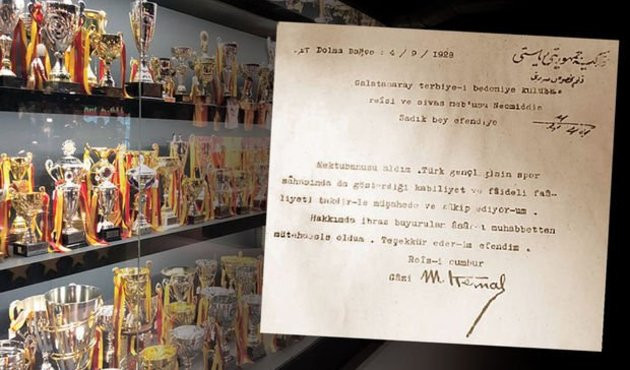 Galatasaray’ın müzesindeki Atatürk imzalı mektup şaibeli!