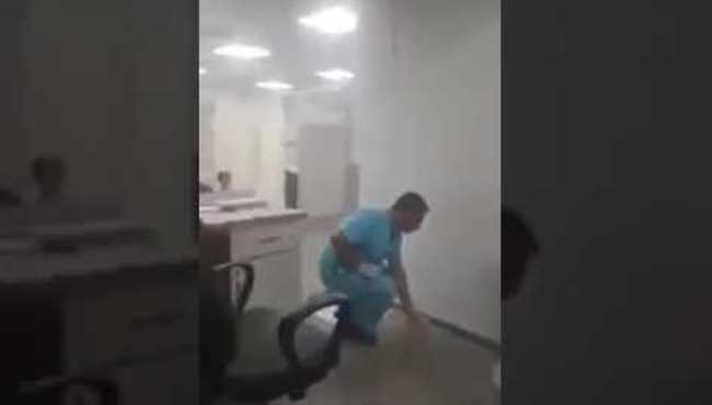 Bodrum Devlet Hastanesi'nde deprem paniği...