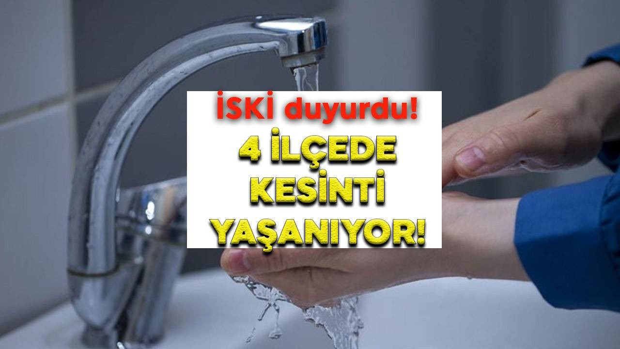 1 Temmuz 2022 sular ne zaman gelecek? İstanbul'da su kesintisi olan ilçeler hangileri? İSKİ su kesintisi sorgulama! Küçükçekmece, Sultanbeyli, Silivri, Şişli su kesintisi
