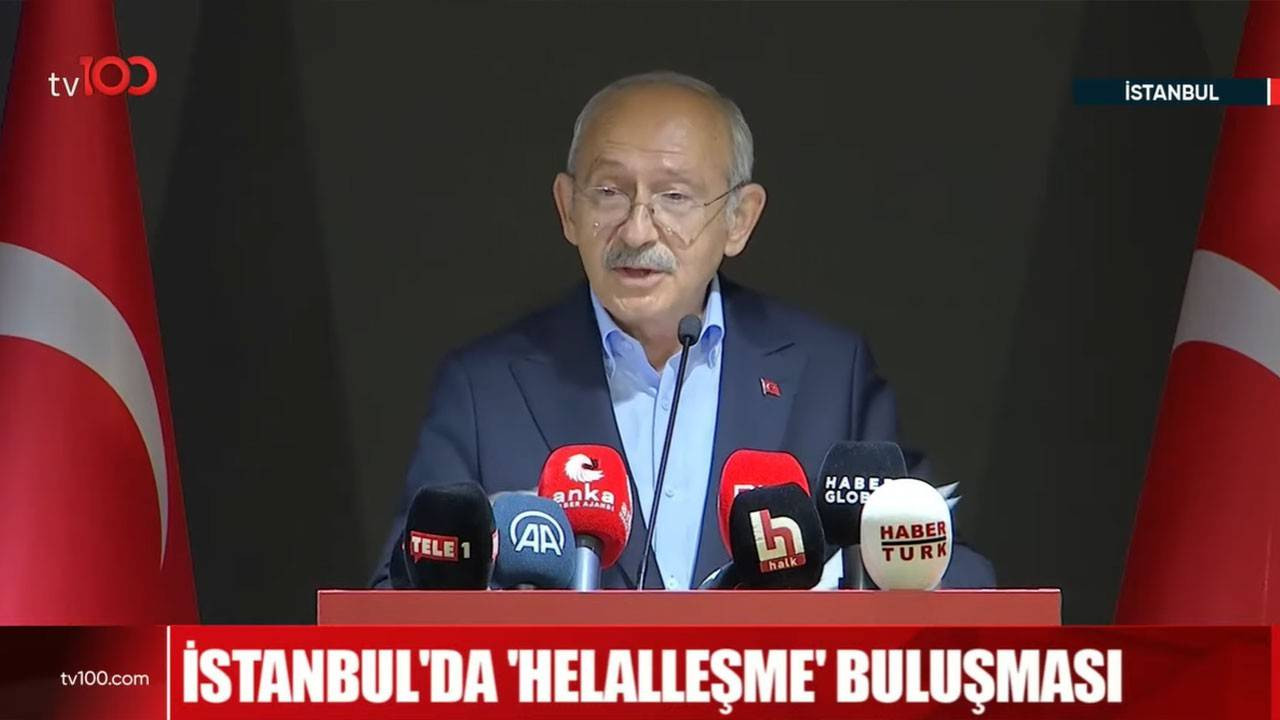 Kılıçdaroğlu İstanbul'da 'helalleşme' buluşmasında konuşuyor
