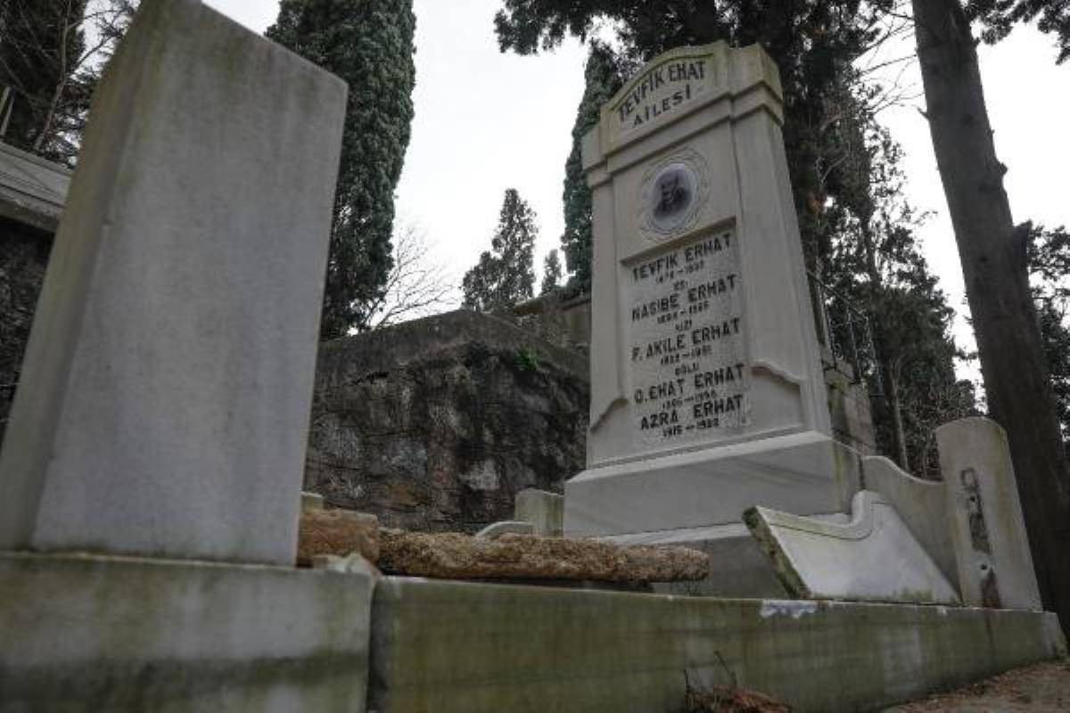 Azra Erhat'ın mezarına ikinci saldırı