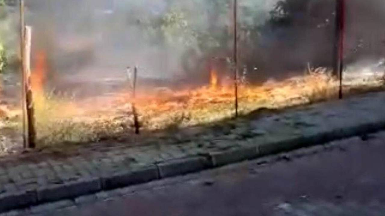 Samsun'da korkutan yangın! Alevler etrafa yayıldı