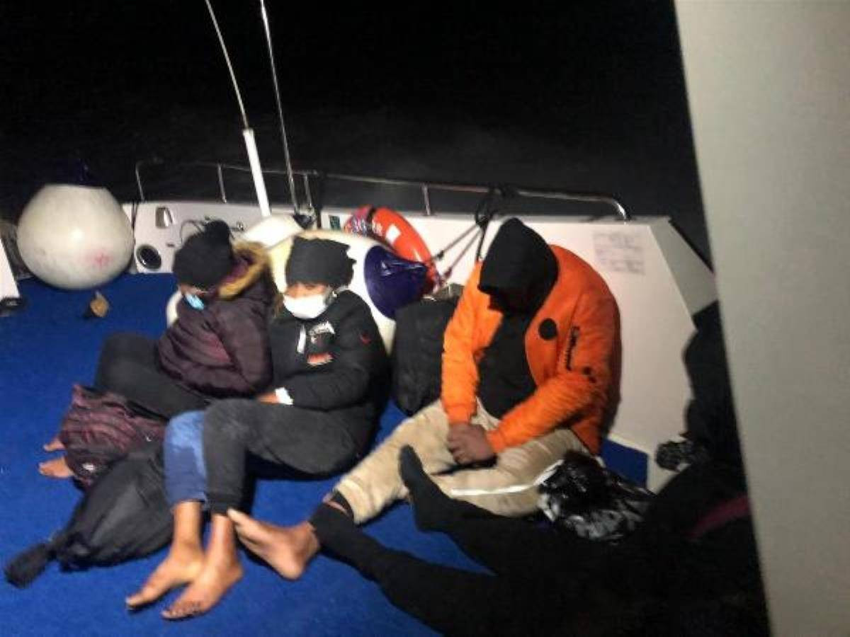 Ayvacık açıklarında 6 kaçak göçmen kurtarıldı