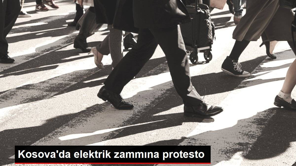Kosova'da elektrik zammına protesto
