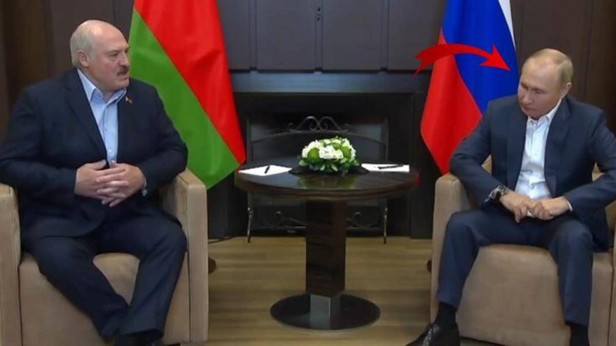 Lukaşenko konuşurken sıkıntıdan patladı! Putin'in sohbet sırasındaki görüntüleri gündem oldu