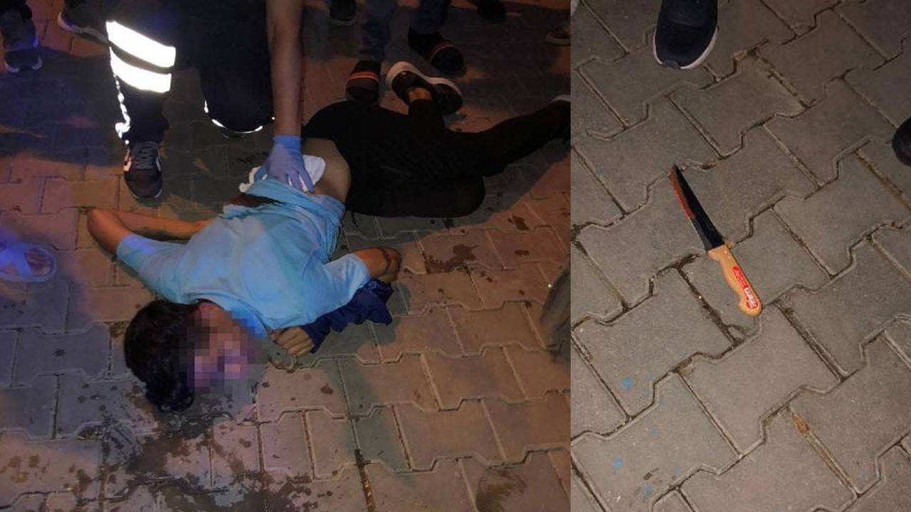 Bursa'da bıçaklı 'kız' kavgası: 1 ağır yaralı
